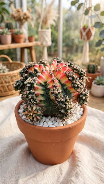 Gymnocalycium mihanovichii 'Variegata