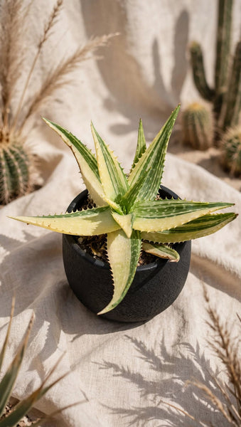ALOE Maculata variegated 8"