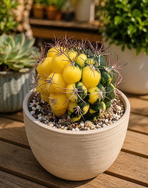 Gymnocalycium Saglionis Variegated 6"