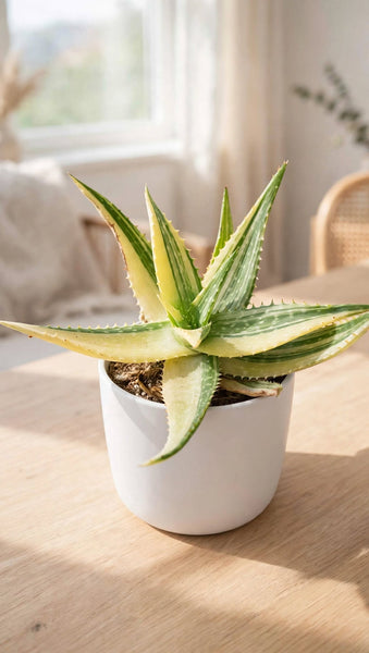 ALOE Maculata variegated 8"